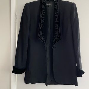 Laundry Blazer with velvet trim